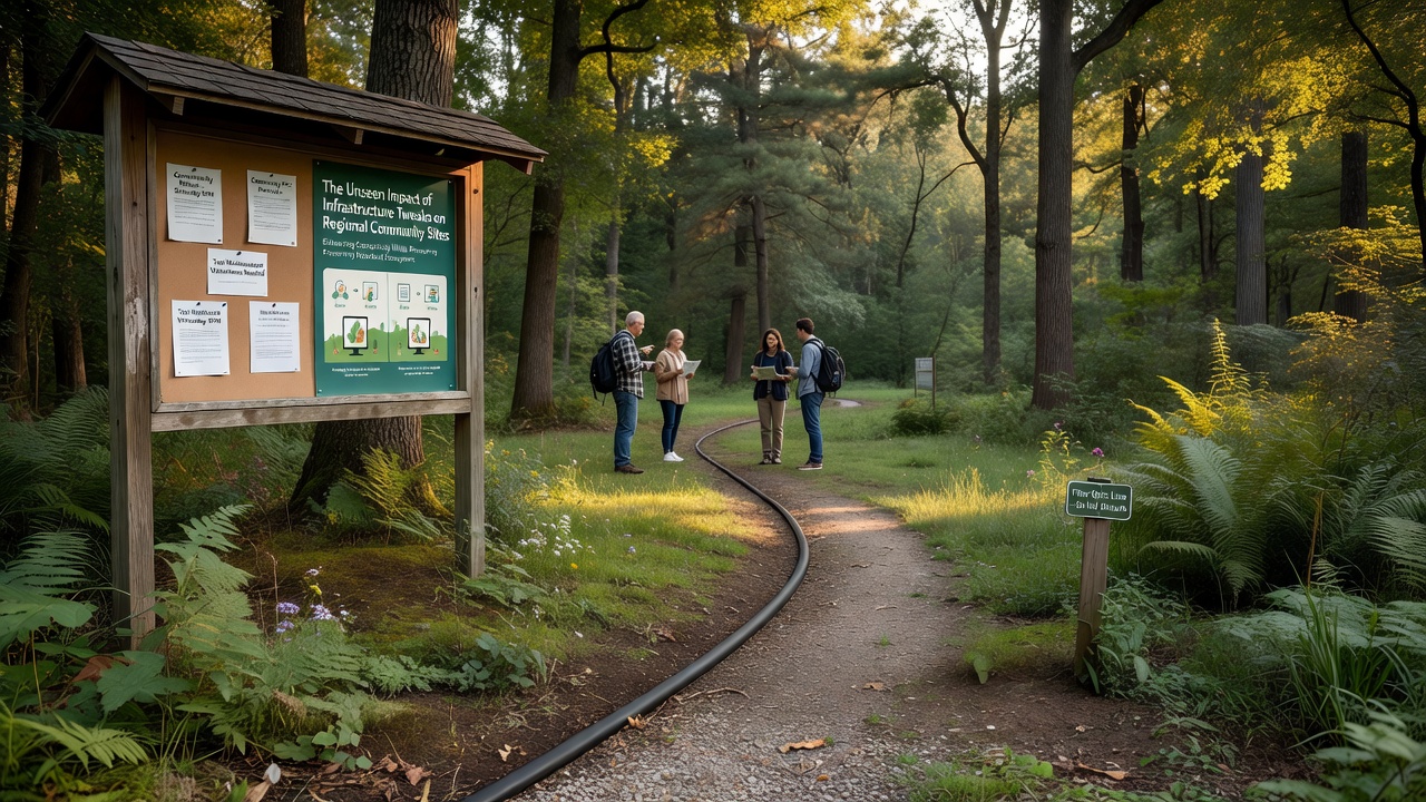 The Unseen Impact of Infrastructure Tweaks on Regional Community Sites in Woodland Areas